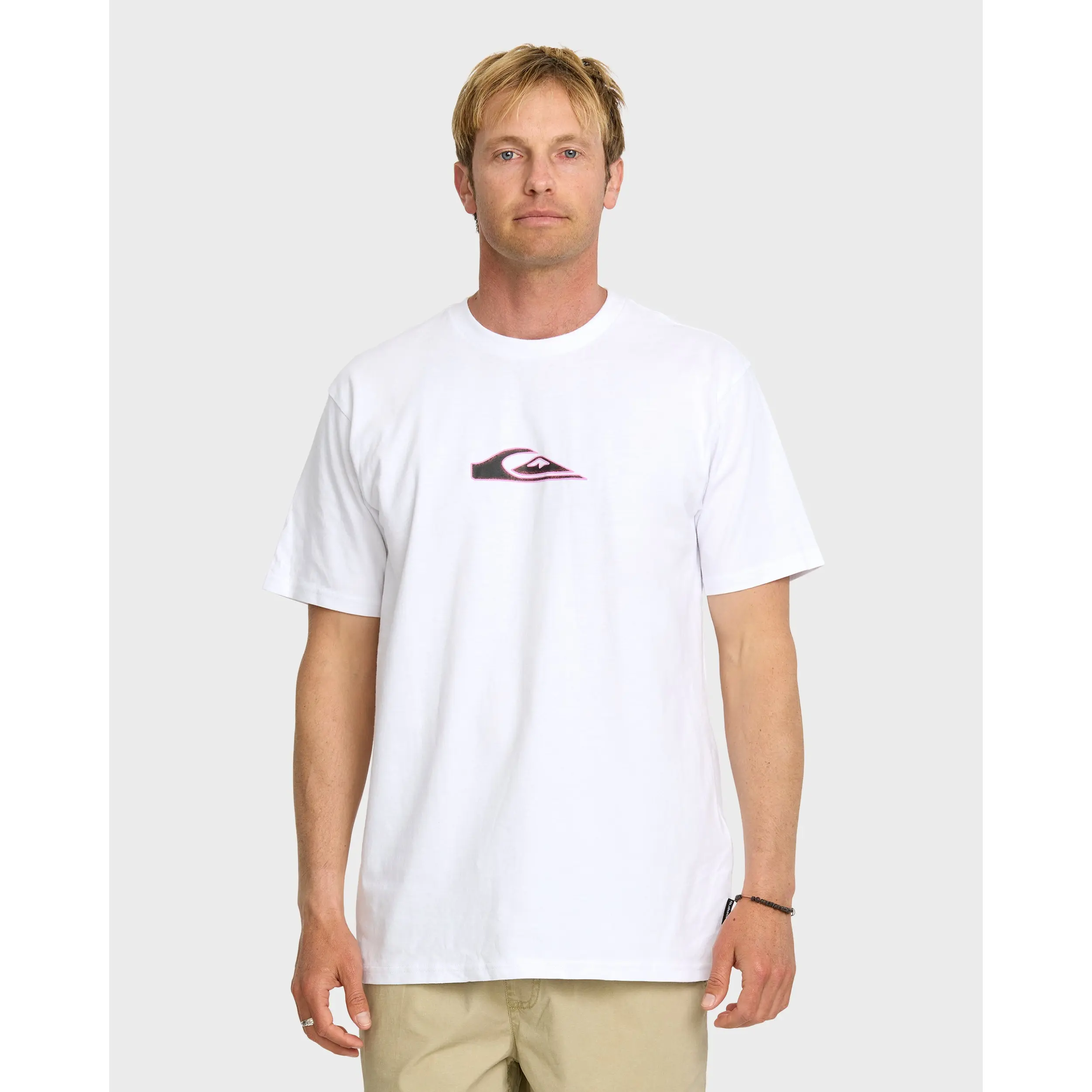 Quiksilver | Oval Torch T-Shirt | 100% Cotton Breathable Soft Hand Feel | Everyday Wear & Casual Streetwear