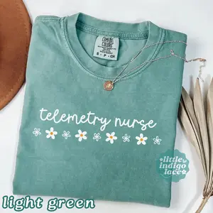 Telemetry Nurse Shirt ,  EKG Nurse Shirt Cardiac Nurse Grad Gift Telemetry Nursing Crew T-Shirt Telemetry RN Tee ECG Tele Rn Tee