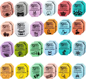 Wonder Wafers  Air Freshener Variety Pack of 48 - Individually Wrapped Air Fresheners - 24 Scents  Fresheners (48 Pack 24 Scents)