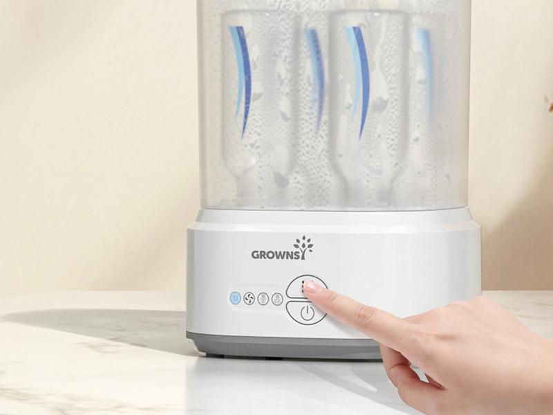 Grownsy Bottle Sterilizer and Dryer, Electric Steam Sterilizer for all Bottles, Nipples and Pump Parts, BPA Free Compact,Bottle Washer Grownsy Bottle Sterilizer and Dryer, Electric Steam Sterilizer for all Bottles, Nipples and Pump Parts, BPA Free Compact,Bottle Washer