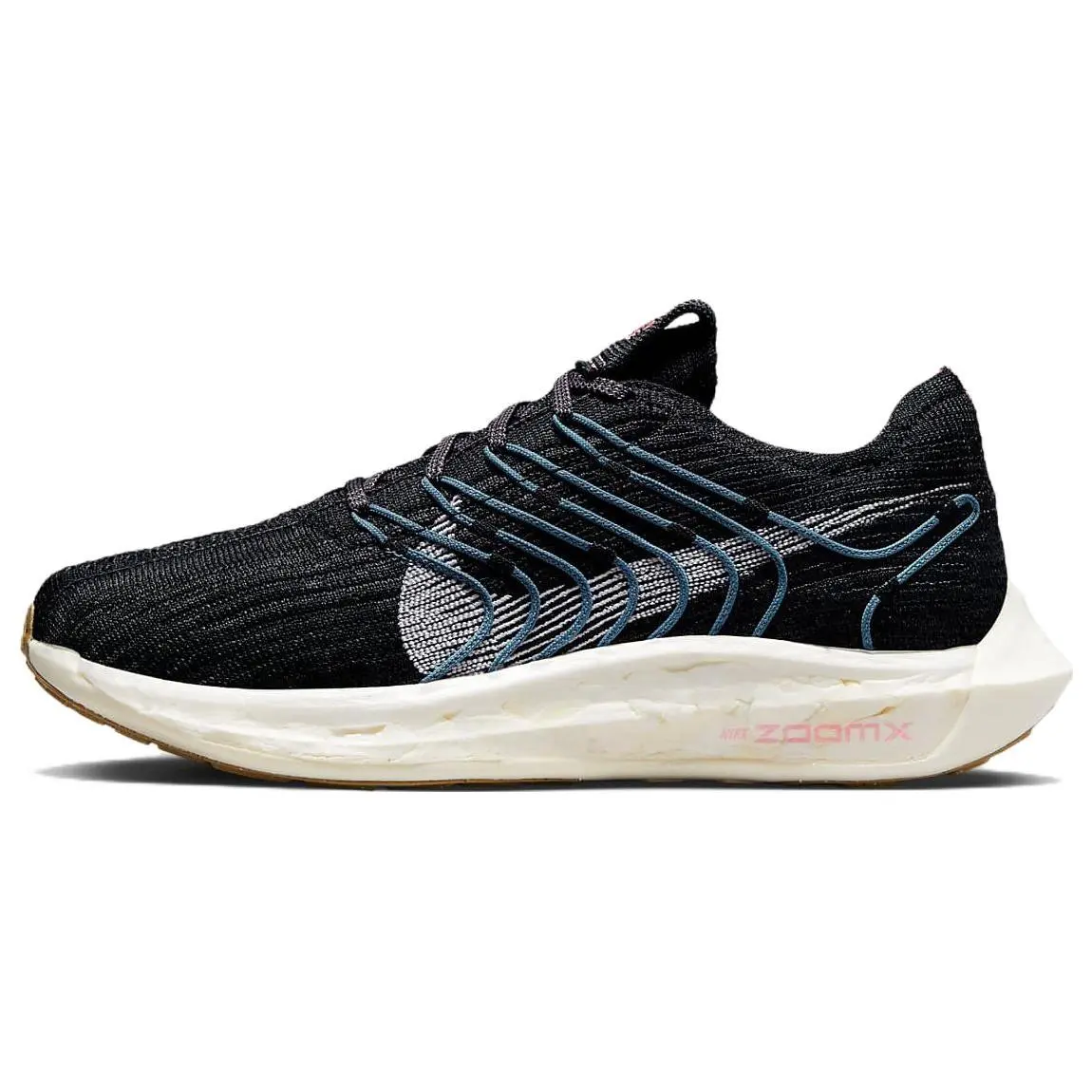 Nike Pegasus Turbo Next Nature Black Noise Aqua Cushioned Durable Low Top Running Shoes Women's DM3414-004