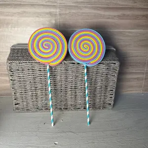 Summer Light Pastel Foam Lollipops (2)