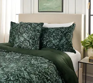 Northern Nights Paisley Comforter 4-Piece Set- Full