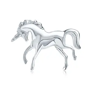 Unique Pegasus Flying Horse Brooche Pin - Magical Unicorn Sterling Silver