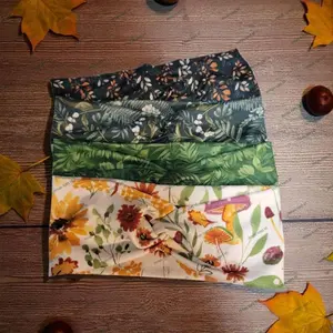 Nature Turban Headbands Soft & Stretchy Double Brush Poly 3.5" Wide for Comfort Flexibility Multiple Wear Options Front Twist Wide Part Skinny Style