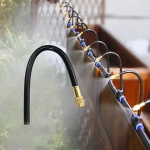 7.87 Inch Universal Sprinkler Rod   Copper Nozzle, 360 Degree Adjustable Irrigation Sprinkler Head, Brass Nozzle, Outer iameter 8mm, Suitable for Yard and Garden Automatic Irrigation, Garden Irrigation System | Adjustable Sprinkler System | Irrigation Too