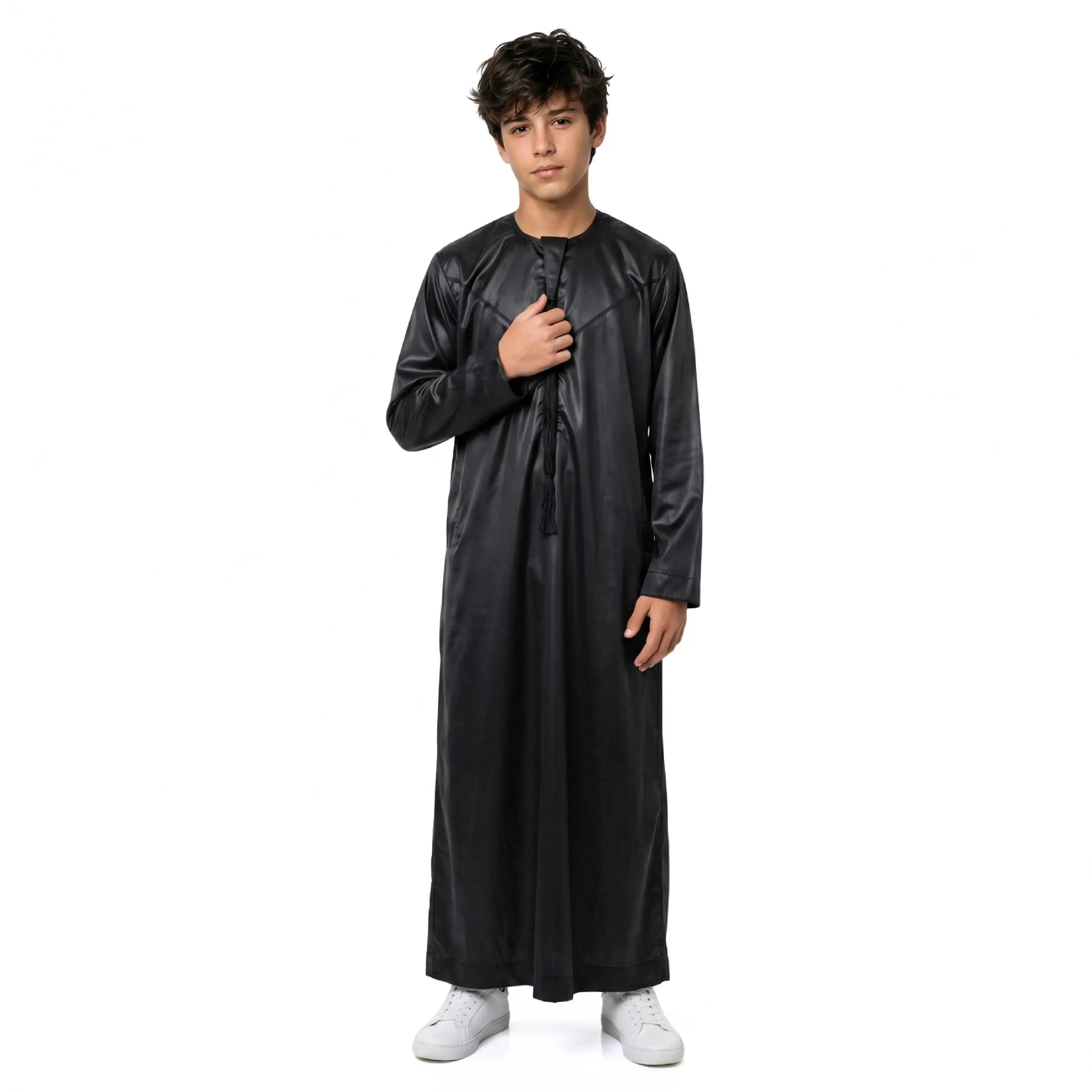 Boys Black Emirati Thobe