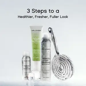 HALOVIDA Hair Dry Shampoo/HaloFlex Spa Brush/Herbal Scalp Scrub 150g