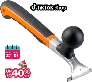 Scraper Tool,Multi-Functional Silicone Carbide Scraper for Efficient Varnish Paint Glue Resin Dry Glaze Stains Putty Removal with Comfortable Grip,Handheld Sprayer