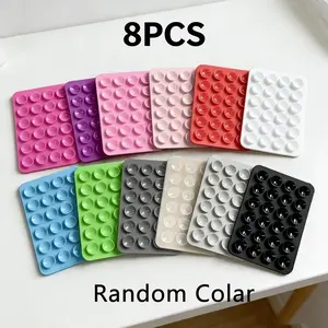 Silicone e8 set of silicone suction cups, multi-functional phone and tablet stand, universal compatibility, easy release, reusable sticky stand, phone accessory, stand, phone grip, gift for friends, Christmas gift, Suction Phone Mount