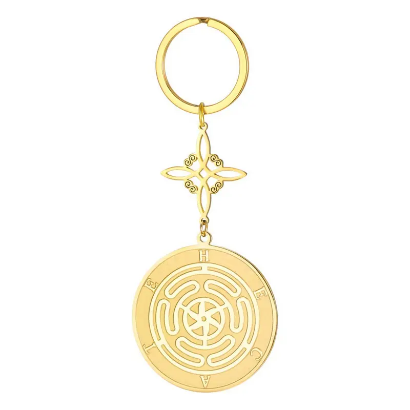 Double pendant style 4 (gold)