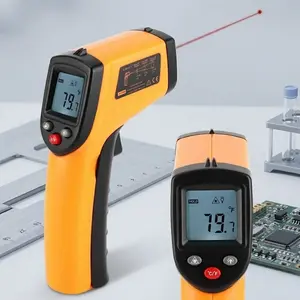 Industrial Portable Laser Thermometer Gun - High Precision Infrared Temperature Gun for Instant Readings, Cooking, Baking, BBQ, Automotive Repair, Engine & Electrical Maintenance. Durable, Non-Slip, Fast Response for Home & Commercial Use.