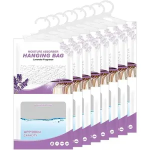 Absorber, Lavender Vanilla Moistureproof  Bag, Dehumidifier Bag (8 packs)  Closet Dehumidifier Bags,  Absorb 12.5 oz.