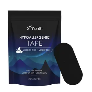 Hypoallergenic Sleep Tape, Removal Sleep Tape, Skin Friendly Adhesive Cotton Tape for Improving Sleep, Sleep Patches