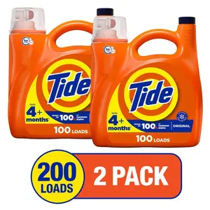 Original Scent Liquid Laundry Detergent, 100-Loads, 132 fl. oz., 2-Pack
