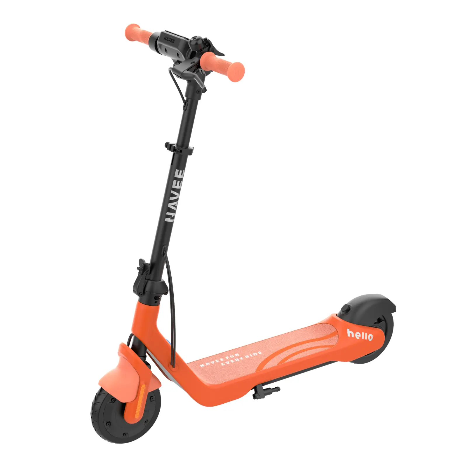 NAVEE K100 Pro Electric Scooter for Kids 5-11, Adjustable Handlebar/Speed, Digital Pet, 9.9 mph, Safe Brake, Foldable, RGB Lights, Smart APP, Growing Adventurer Gift for Boys Girls, UL2272