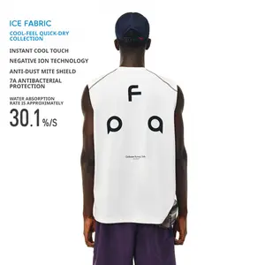 Men’s Oversized Gym Tank Top – Quick Dry Cooling Sleeveless Tee, Anti Odor Loose Fit Workout Shirt, Streetwear by FPA