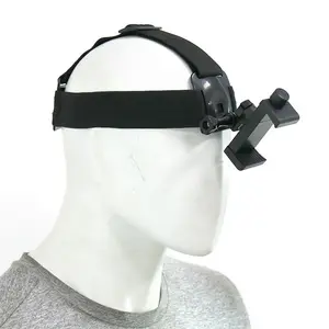 Universal Head Mount for Smartphones & Action Cameras - Adjustable Elastic Headband, First-Person View Holder with Non-Slip Padding, 1/4" Screw Adapter & Phone Clip for Hands-Free Recording