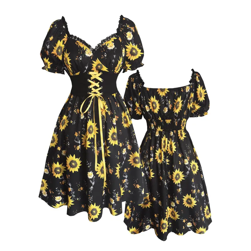 sunflower dress for women - TikTok Shop