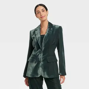 Women's Velvet Blazer - A New Day