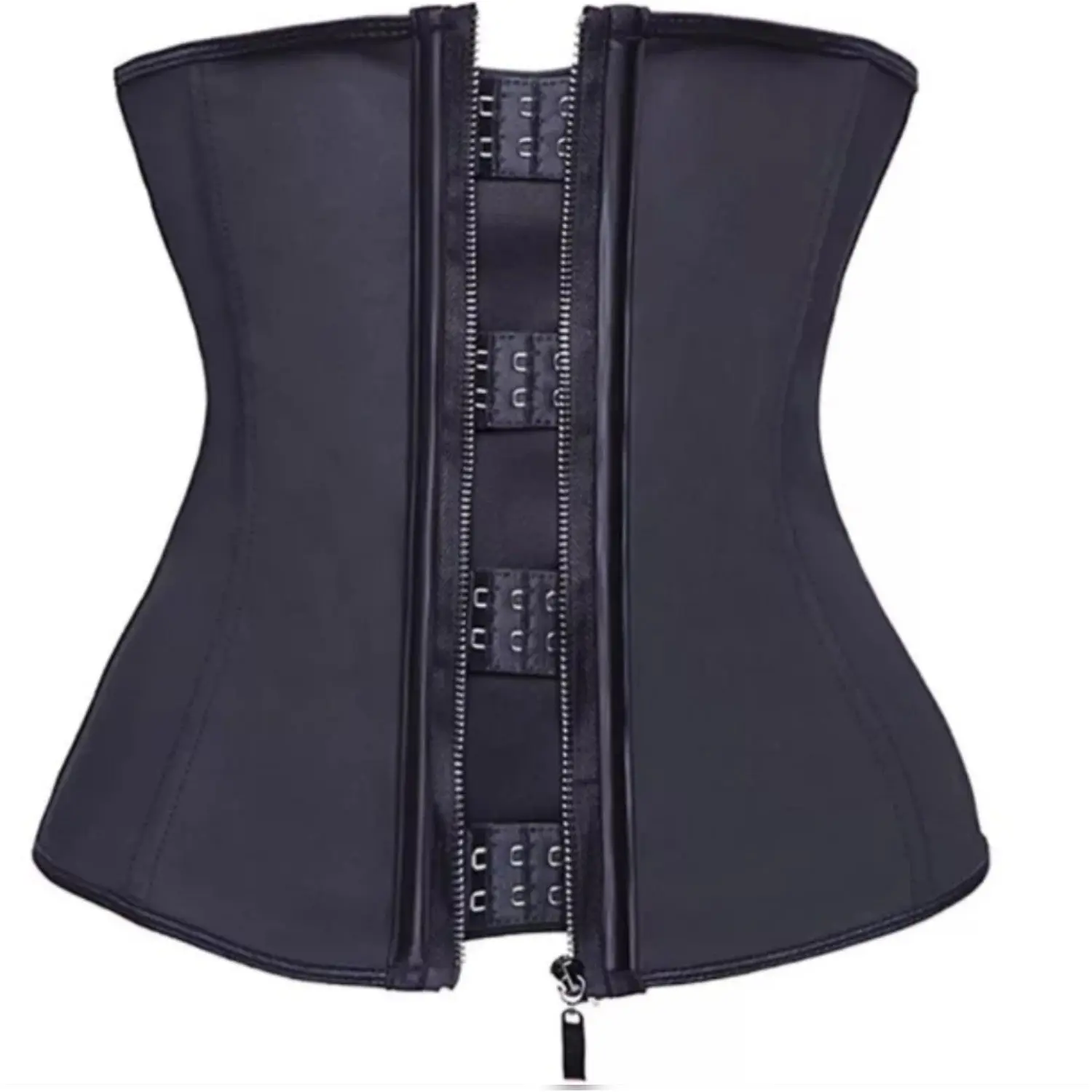 Women's Extended Rubber Waist Trainer Shapewear Belt for Long Torsos - 9 Boning Support, Hook-and-Eye Zipper, Body Slimming, Enhances Silhouette, Fits Dress Wear (Recommend 2 Sizes Up)
