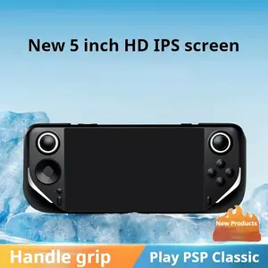 Handheld Game Console Psp Arcade Edition E6, 5 Inch Zero Latency Linux System, Non-Button Cell Battery