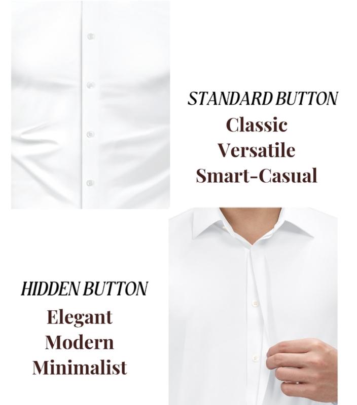 Alimens&Gentle Dress Shirts 16-Way Stretch Slim Fit Long Sleeve Button Down Business Casual Shirts Wrinkle Free Traveler Shirts Top Menswear Alimens&Gentle Dress Shirts 16-Way Stretch Slim Fit Long Sleeve Button Down Business Casual Shirts Wrinkle Free Traveler Shirts Top Menswear