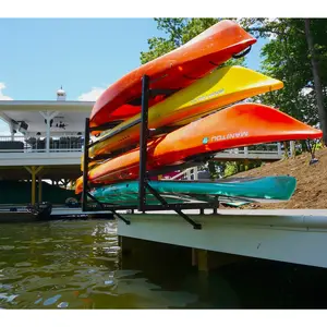 Chesapeake Kayak Storage | Adjustable Dock Rack | Over The Water | 4 Levels