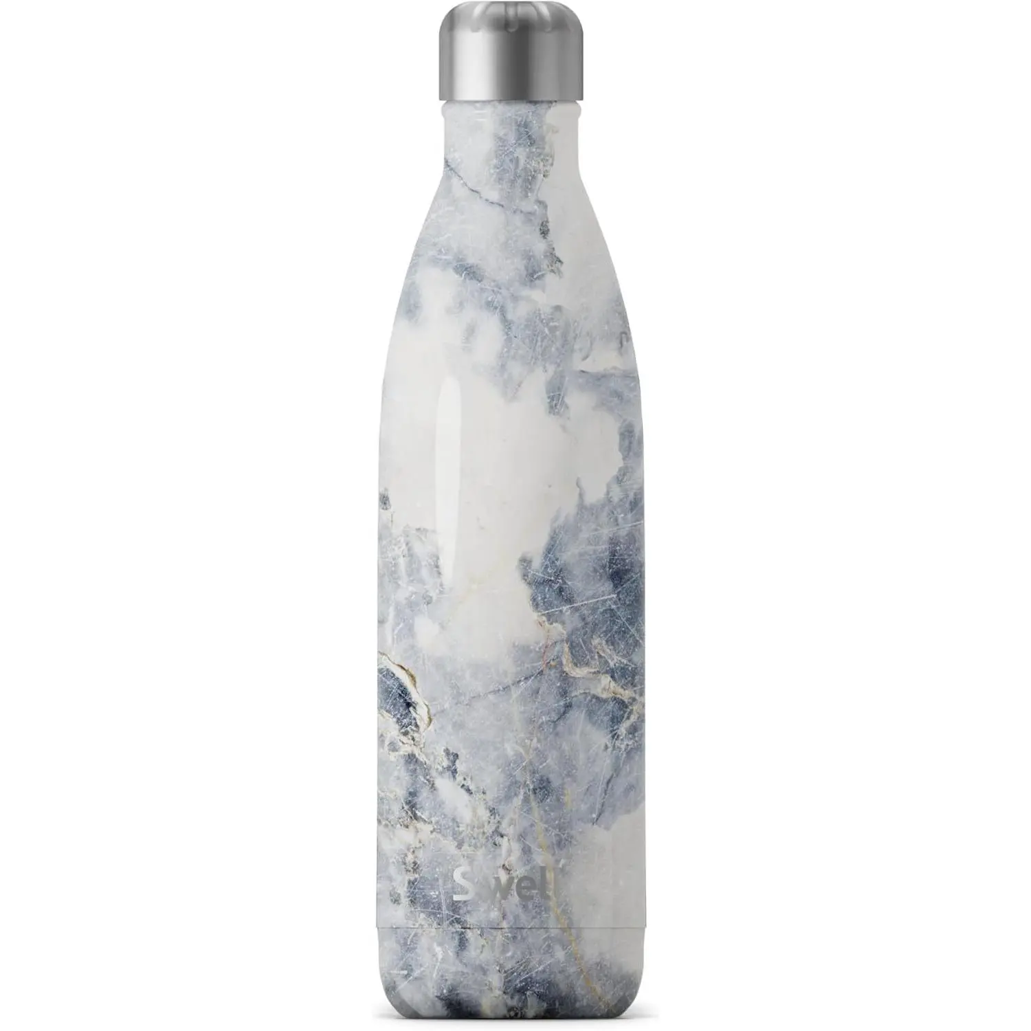 S'well Stainless Steel Water Bottle, 25oz, Blue Granite, Triple Layered Vacuum Insulated Containers Keeps Drinks Cold for 48 Hours and Hot for 24, BPA Free, Perfect for On the Go