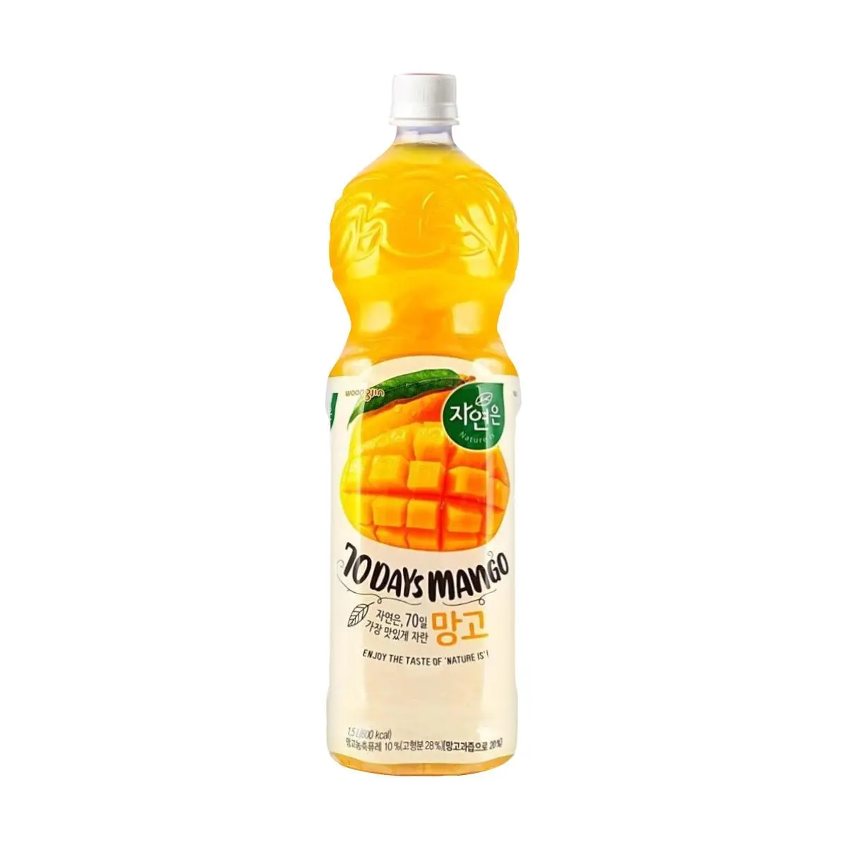 WOONGJIN Korean Mango Juice Drink 1.5L - Refreshing Tropical Fruit Beverage