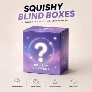 [Blind Box] 2026 New Squishy Blind Boxes: —Perfect for party favors and birthday gifts. Items are shipped at random from the selection shown in the image and do not include the packaging shown in the main image