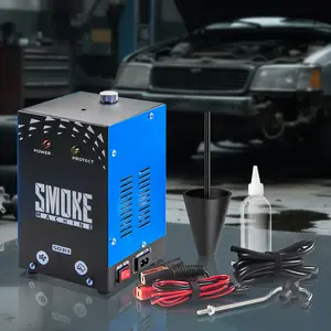 Smoke Machine Leak Detector – 10s Fast EVAP Vacuum Intake Leak Tester, Built-in Pump One Button Automotive Diagnostic Tool Metal Housing for Auto Repair Shop Technicians