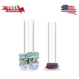 2PcS Acrylic Scrunchie Holder Organizer,Hair Ties Holder