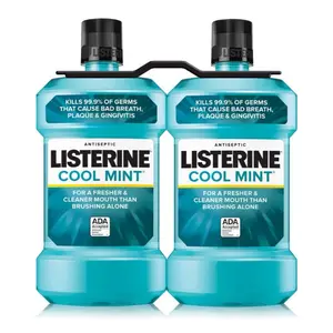 Listerine Cool Mint Antiseptic Mouthwash, 50.7 fl. oz., 2 packs Oral