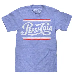 Pepsi Classic Script T-Shirt - Blue