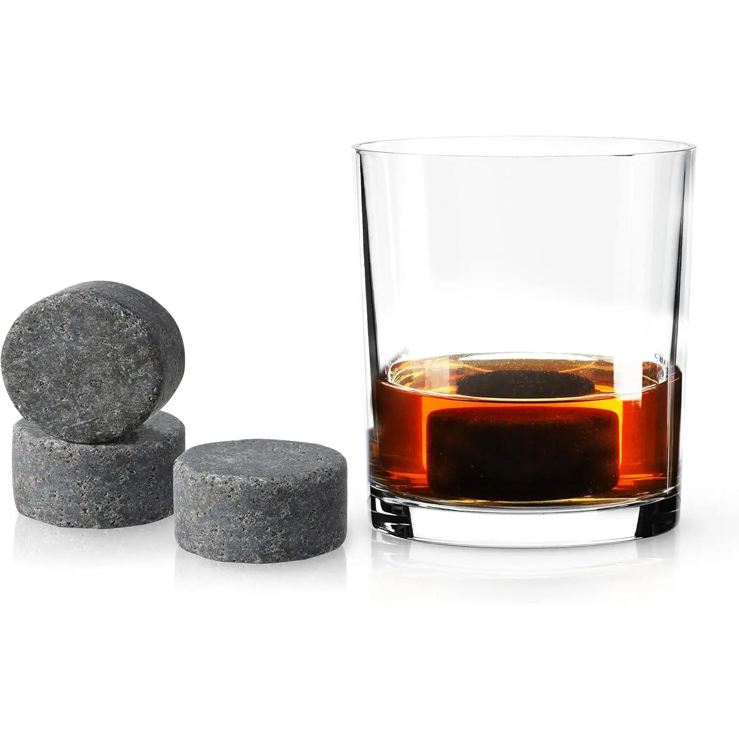 Glacier Rocks Granite Whiskey Chilling Stones - Set of 4
