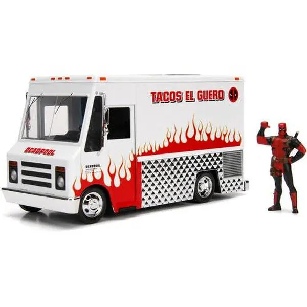 Marvel Deadpool - 1:24 Taco Truck Die-Cast Car & Deadpool figurine/statue  [COLLECTIBLES] Collectible