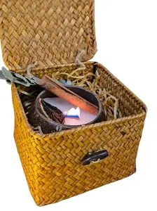 The Armored Kingdom Eternal Ember Medieval 7-in Natural Wax Fresh Scent Ocean Infused Candle - 100% Handpoured, Cotton Wick, Clean Burn, Home Decor, Photo-Worthy Gift, Fresh Scent Candles, Infused Candles