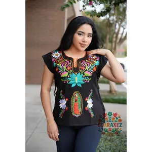 Virgen de Guadalupe Kimono Blouse