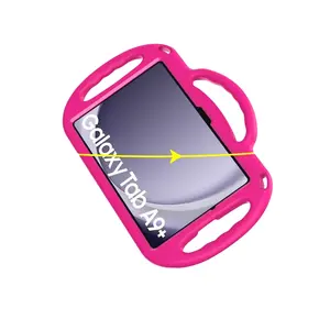Samsung Galaxy Tab A11+ Plus/a9+ Plus 11-Inch Case, Shockproof Lightweight Handle Stand, with Lanyard, Protective Cover