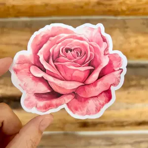 Rose Vinyl Sticker