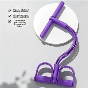4-Tube Resistance Puller, Yoga Stretcher for Leg & Core Training 4-Tube Resistance Puller, Yoga Stretcher for Leg & Core Training