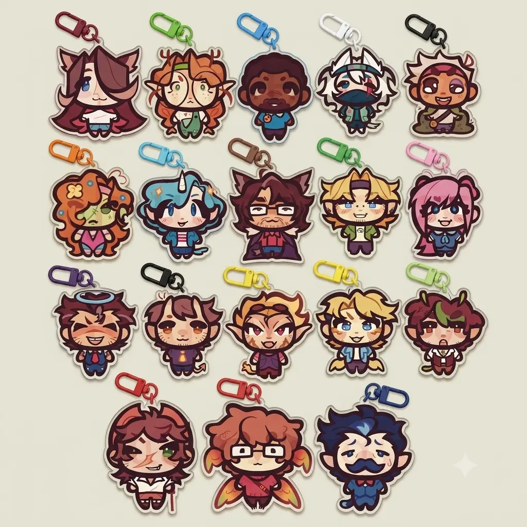 Life Series / Hermitcraft Acrylic Keychains