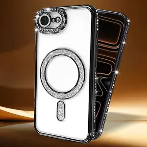 Suitable for Iphone 16E 11 12 13 14 15 16 17 Pro Max This Phone Case Offers Drop Protection with a Magnetic Design Shockproof Phone Cover