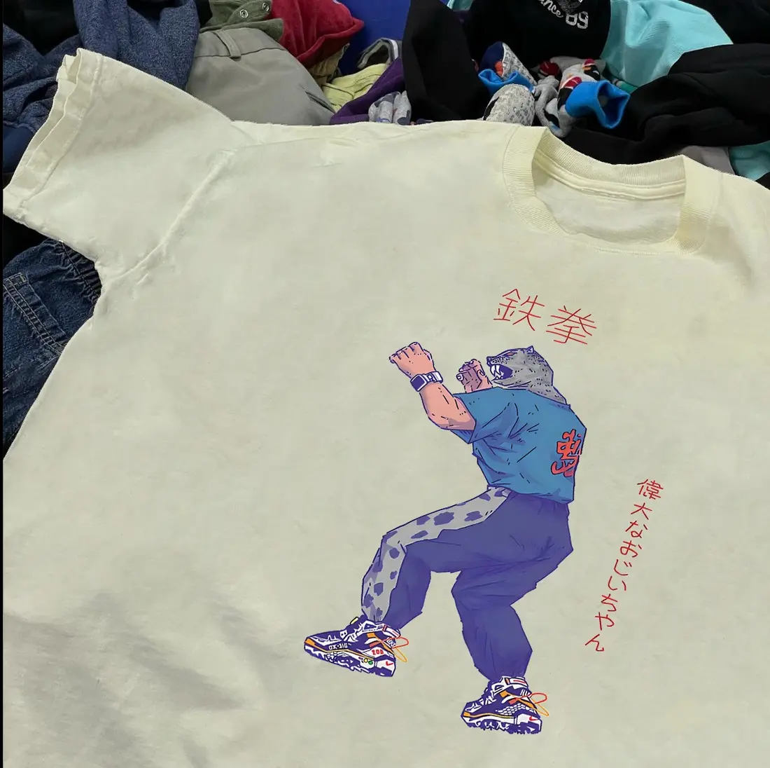 [Sale Up To 30%] King Tekken Off White Tee
