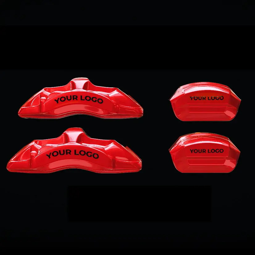 Custom Caliper Covers Porshe Cayenne in Custom Color With Logo Set + Warranty
