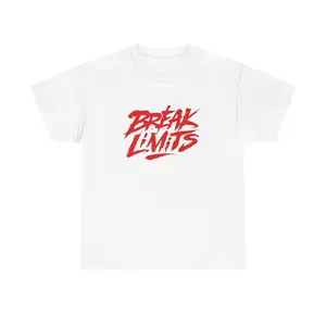 Break Limits T-Shirt – Motivational Red Graphic Tee