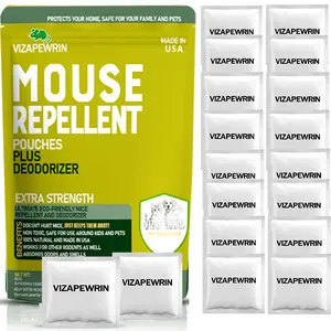 32pc-Mouse Rodent Repellent Pouches-Prevents rats from entering cars - Rodent repellent containing peppermint oil - Suitable for indoor and outdoor storage, kitchens, etc. - Made in the USA,VIZAPEWRIN certified