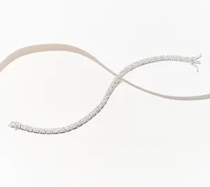 Diamonique Classics Oval Tennis Bracelet, Sterling Silver