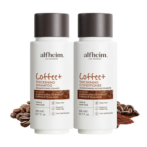 ALFHEIM Coffee+ Thickening Shampoo & Conditioner Duo | Strength & Fullness